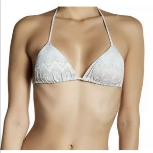 Eberjey Womens  Mia Iceberg Surf Spray Triangle